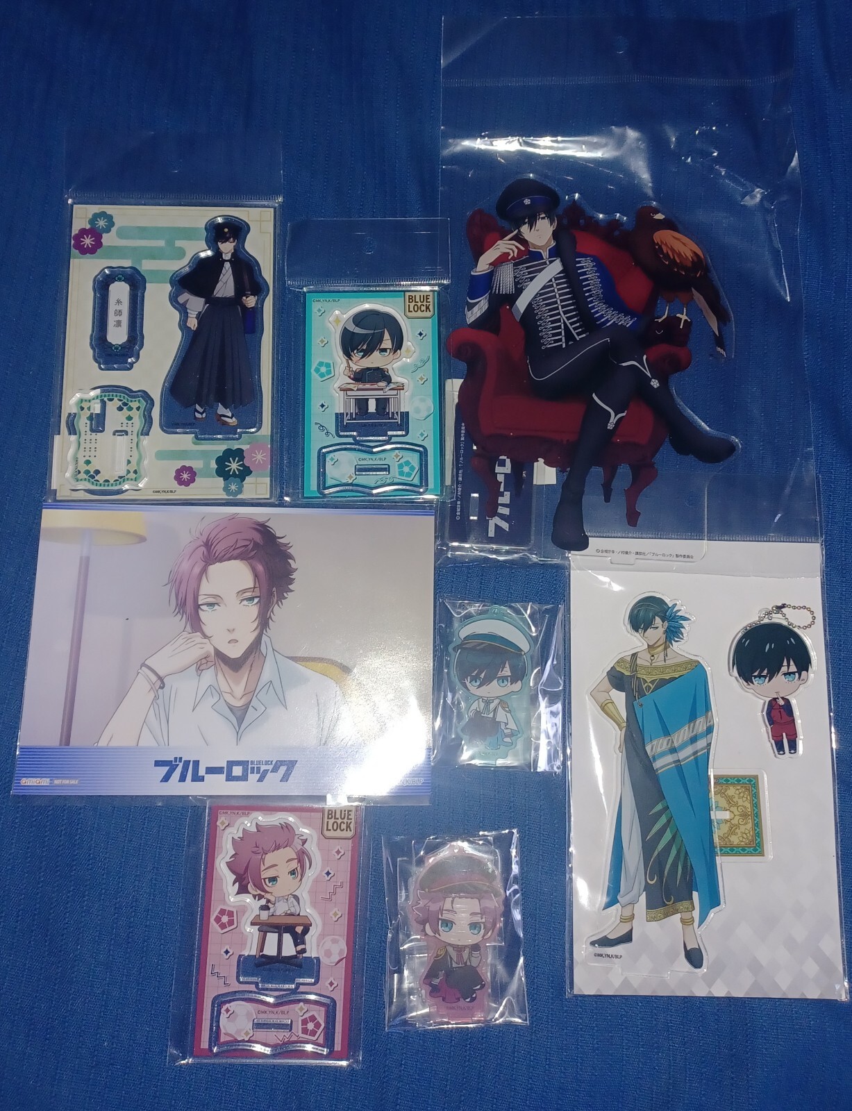 Blue Lock Rin Itoshi Acrylic Goods Set