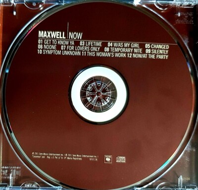 Maxwell Now Columbia by (R&B) - (CD, Aug-2001, (USA)) eBay