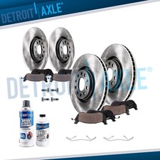 Front & Rear Rotors Ceramic Brake Pads for 2015 2016 2017-2021 Volkswagen Passat