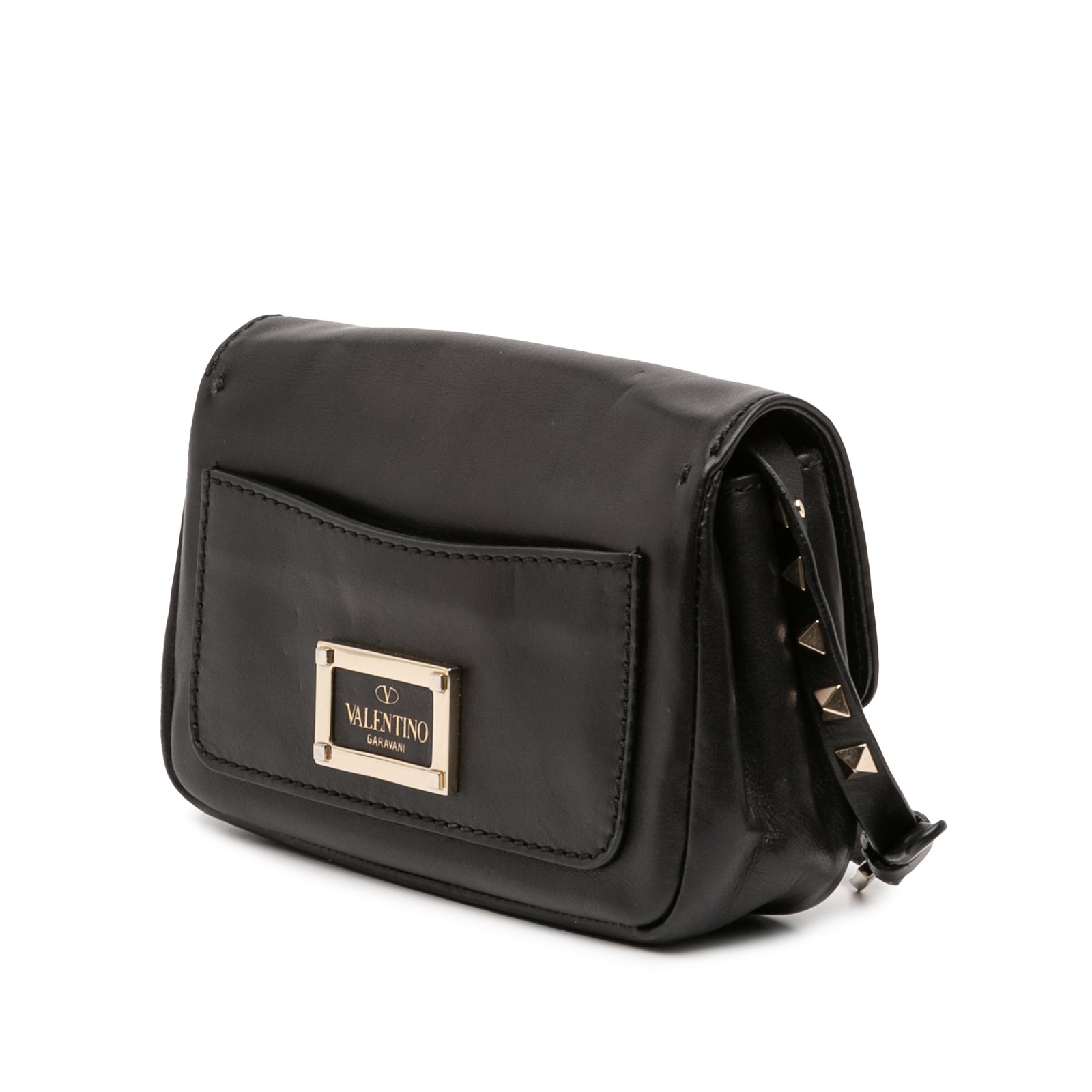 Authenticated Valentino Small Leather Rockstud Cr… - image 2