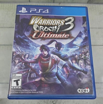 Warriors Orochi 3 Ultimate Koei Sony PlayStation 4 PS4 Hack Slash Action Game