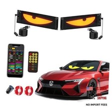 LED Eyes for Truck Windshield - Devil Eyes - 2PCS 13.7x4 INCH - Cars Only