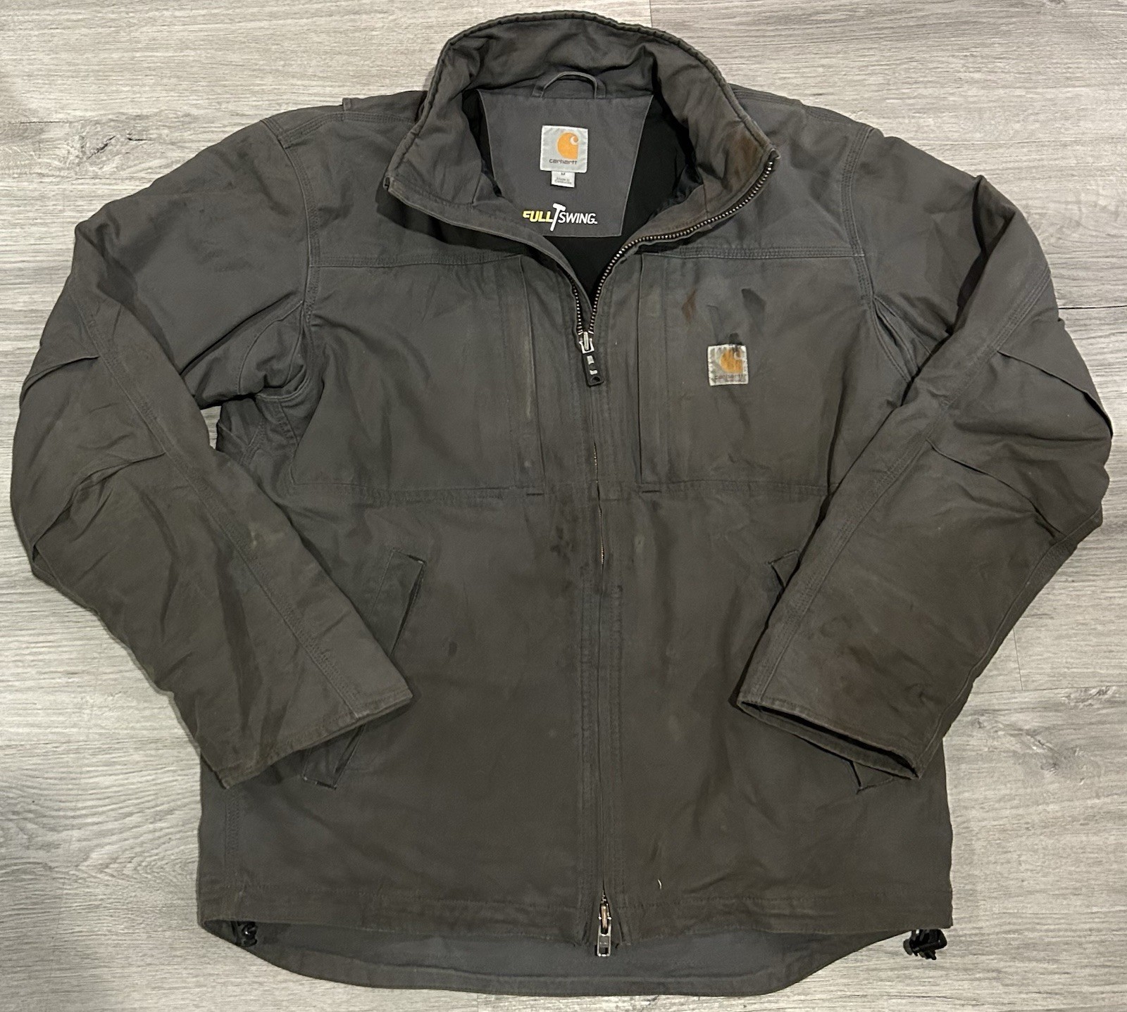 Carhartt Black Work Wear Jacket Y2K