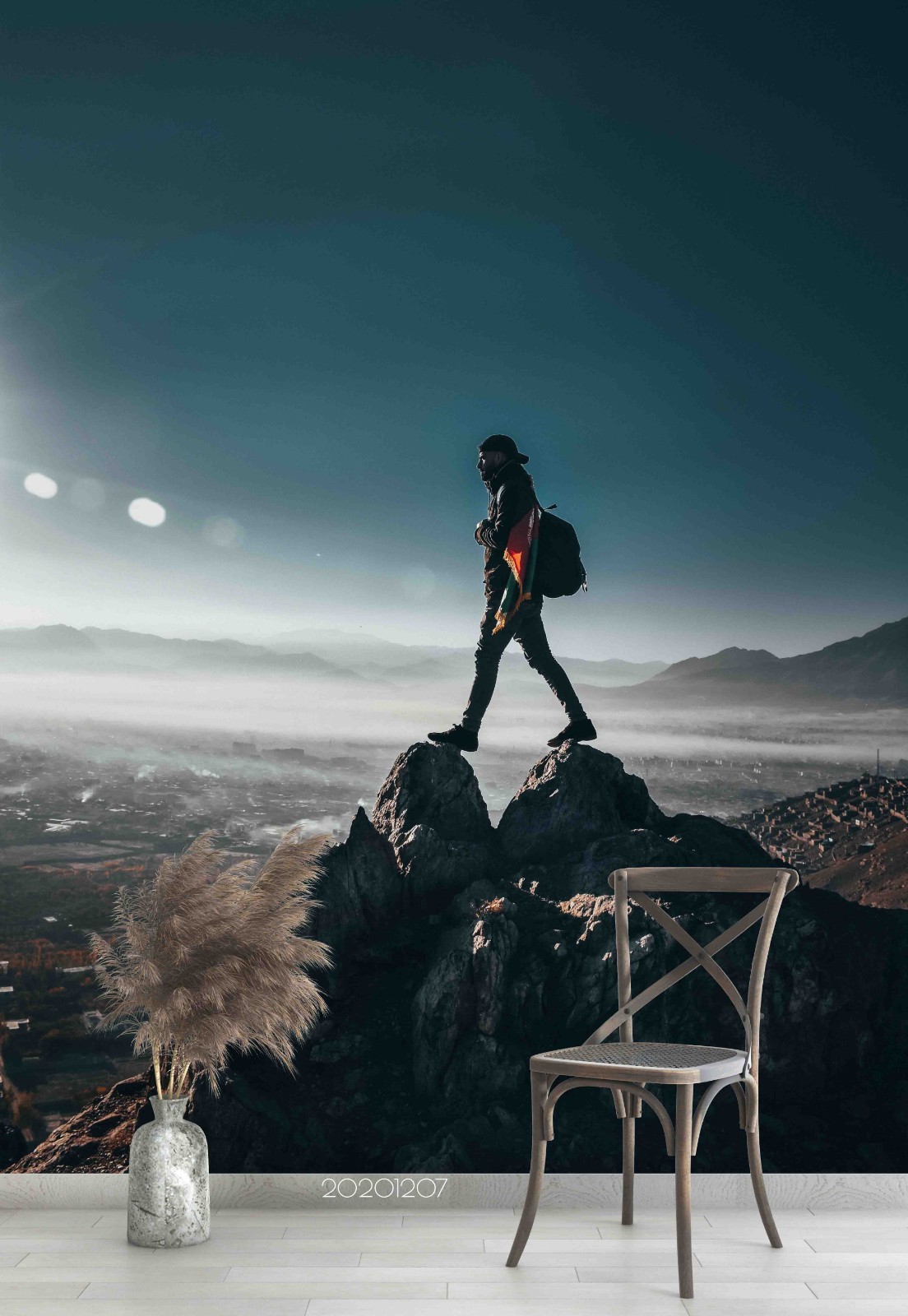 3D Mountain Man Mountaineering Sports Wall Murals Wallpaper Murals Wall Sticker