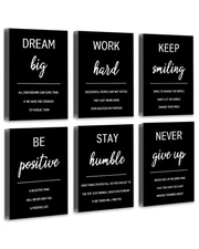 Drsoum Inspirational Office Wall Art Motivational Wall Decor 12” x16”