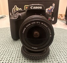 Canon EOS rebel T100 DSLR camera with 18-55mm lens Tested Excellent Condition