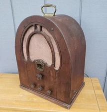 PHILCO Antique Tube Radio Wood 1930s PARTS & REPAIR Classic Type 60 USA