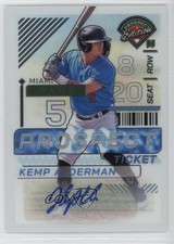 2024 Panini Prospect Edition Holo Signatures Kemp Alderman #127 Auto 0u66