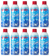  Pack of 10 Santa Snow Aerosol Spray Artificial Frost Snow In A Can 9 oz