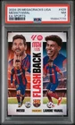 2024 PANINI MEGACRACKS MGK LALIGA EA SPORTS #429 LAMINE YAMAL/LIONEL MESSI PSA 7