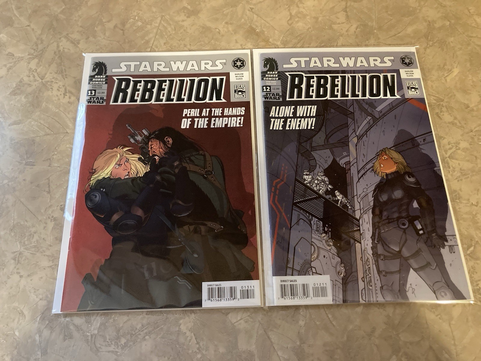 Star Wars : Rebellion #12 and 13 (Dark Horse Comics 2008) VF/NM