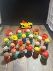 Vintage Fisher Price Little People Mostly Wooden Some Plastic Mixed Lot