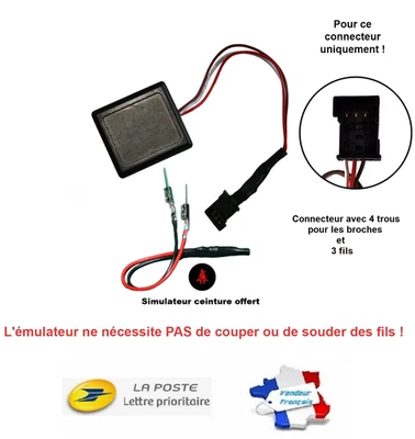 Simulateur Tapis Sensitif Défaut Panne Voyant Airbag BMW Série 1 E81/E82/E87/E88