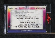 2022 Leaf Metal Pop Century Ticket to the Show Luke Bryan #TS-393 uk2