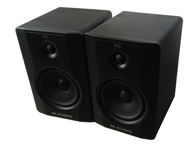 M-Audio BX5 D2 Powered Studio Monitor Speakers Pair 5  Bi-Amp | Tested