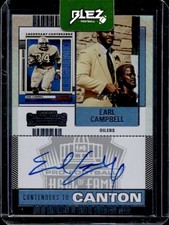 2024 Contenders Earl Campbell Contenders To Canton Auto Autograph #/50