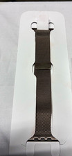Apple Watch 46mm Gold Milanese Loop Strap Stainless Steel S/M MGJ44AM/A