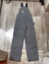 carhartt duck bib overalls vintage 90's