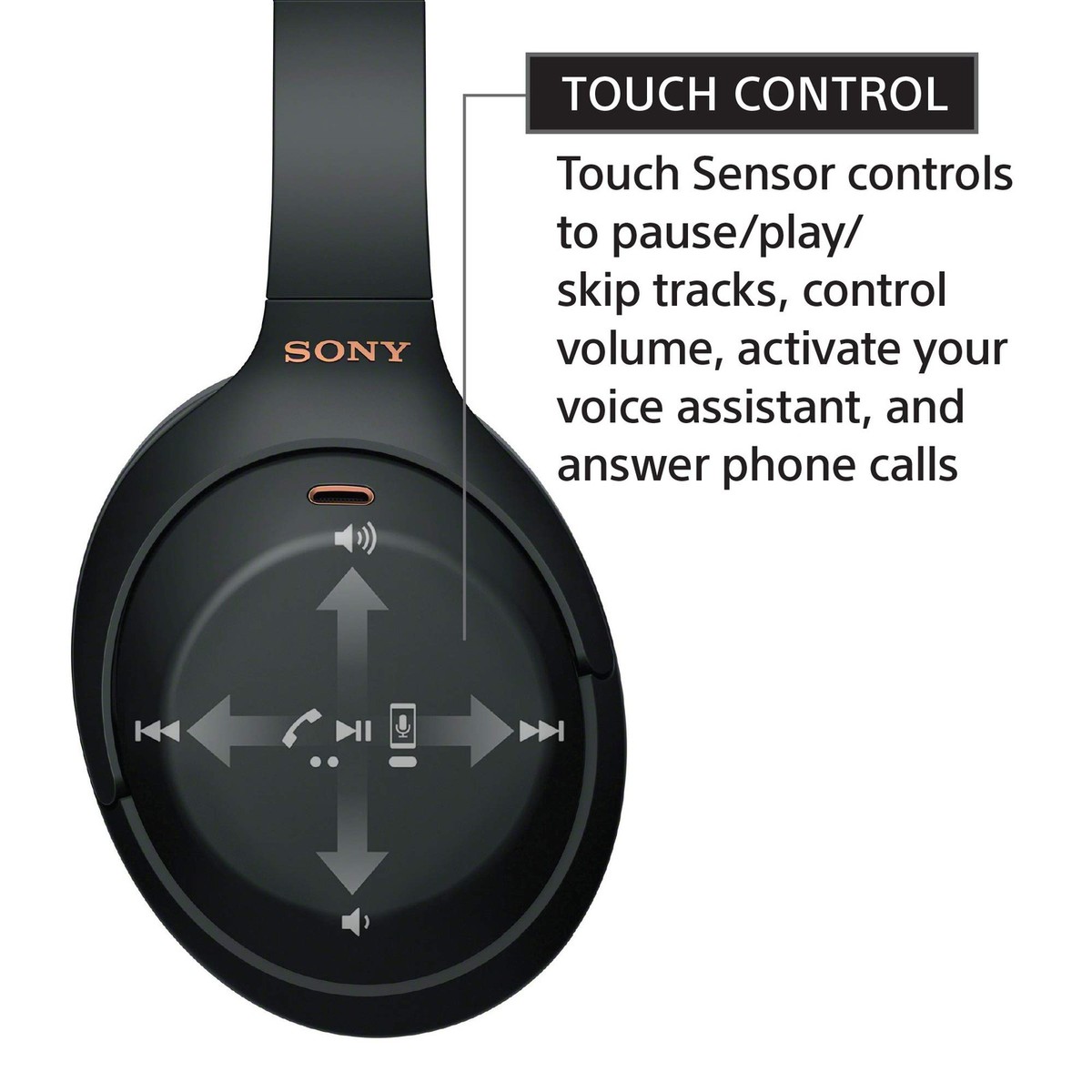 Sony - WH-1000XM4 Wireless Noise-Cancelling Over-the-Ear