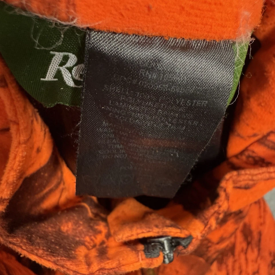 Chaqueta de Caza Remington Para Hombre Extra Grande Naranja Camuflada Siguiente 81 Malla Forrada Exterior Foto 4 de 4