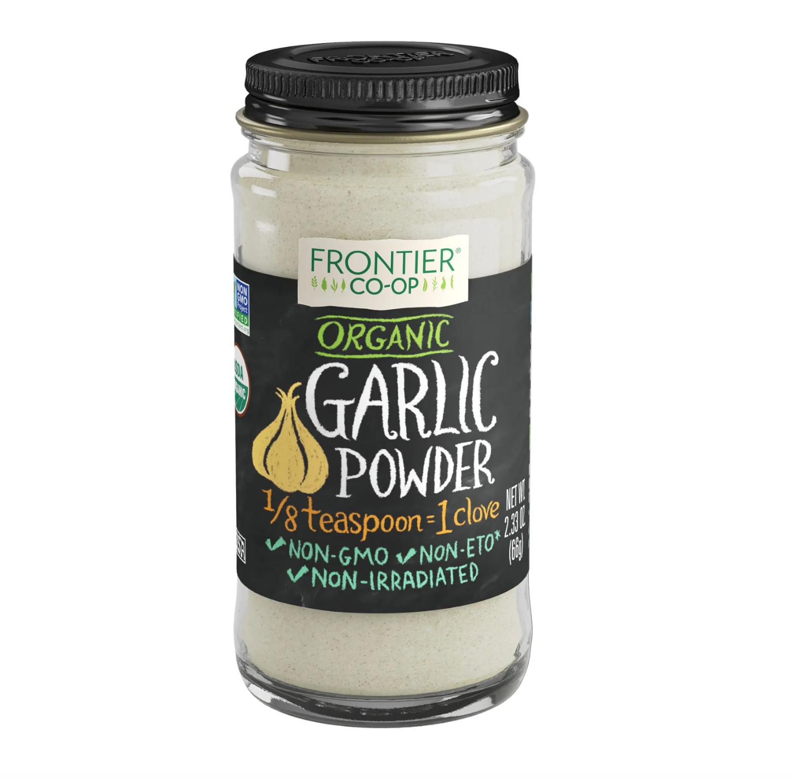Frontier Co-Op  Garlic Organic Powder  1 Each  2.33 Oz