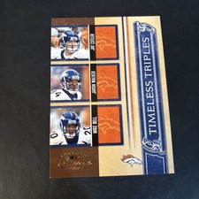 2007 Donruss Classics - Timeless Triples Jay Cutler, Javon Walker, Mike Bell...