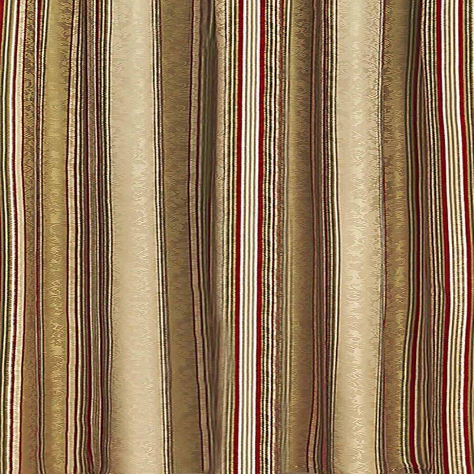 Waverly Traditions Conjunto de Rayas Varilla Cenefa de Bolsillo para Ventanas en Dormitorio,... Foto 4 de 4