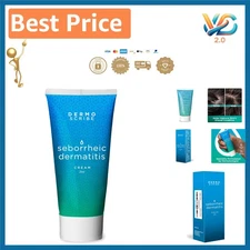 Seborrheic Dermatitis & Eczema Cream - Fast Acting Relief for Itchy Skin, 2 oz