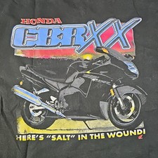 Vintage t-shirt Honda Racing Honda CBR XX Fireblade Y2K Size Large Black Faded