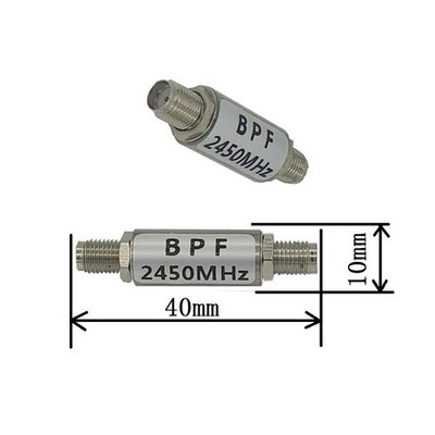 2400-2483SAW Bandpass   2400MHz/2450MHz Graphic Transmission Round Shell #tp