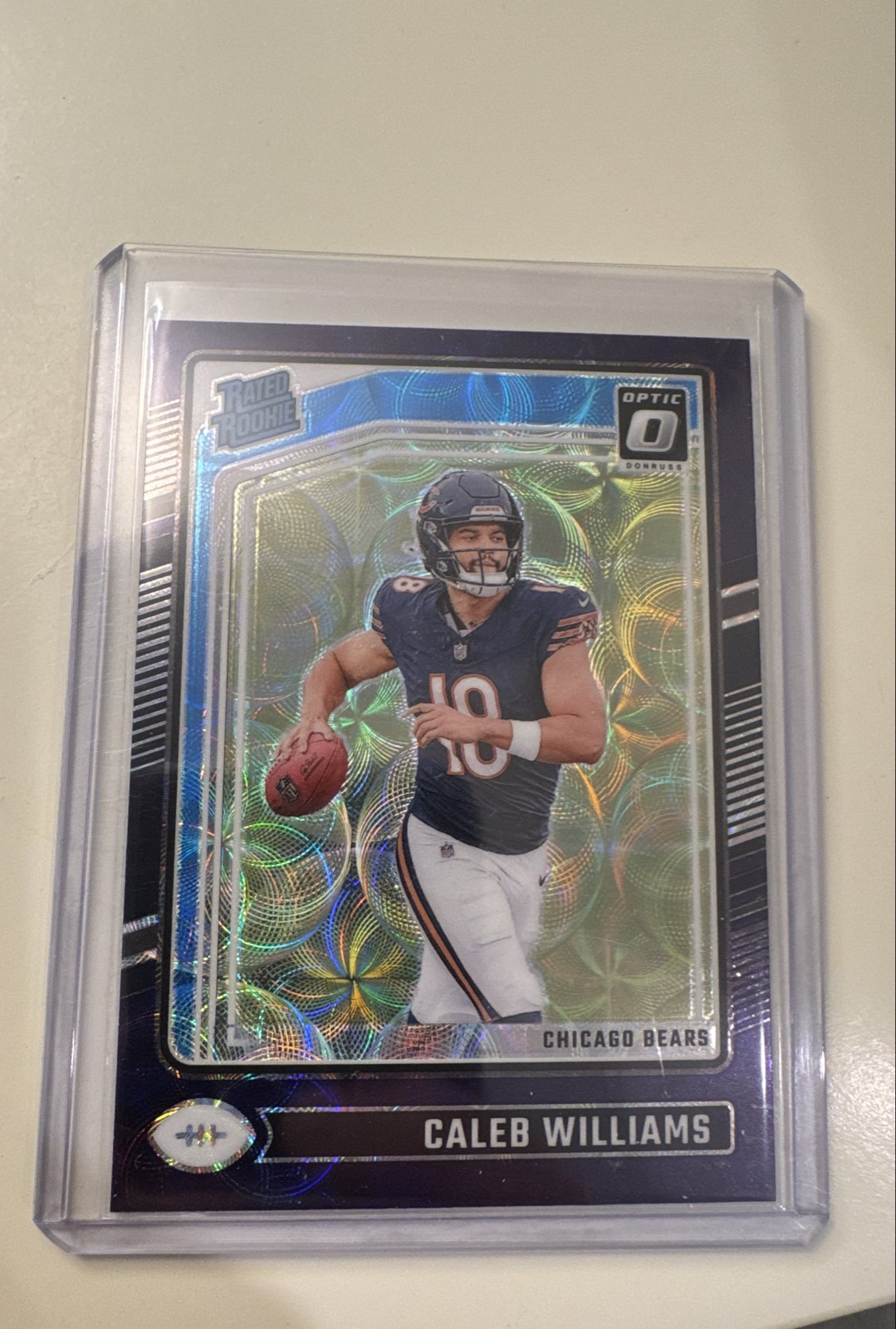 2024 Panini Donruss Optic - Rated Rookie Caleb Williams #201 Purple Scope Prizm