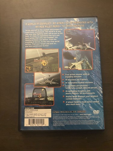 Ace Combat 04: Shattered Skies Greatest Hits PlayStation 2 TESTED COMPLETE PS2 - Picture 2 of 4