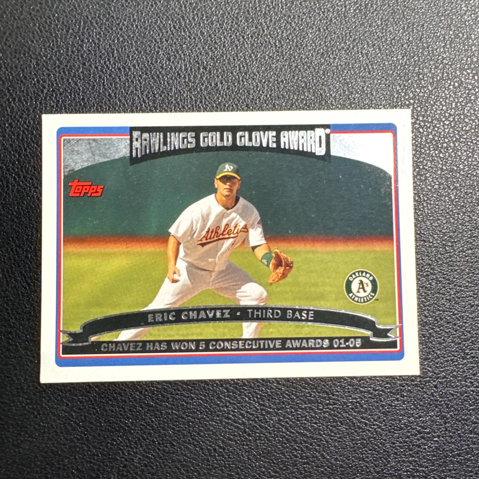 2006 Topps - Gold Glove Eric Chavez #247 Oakland Athletics  EX