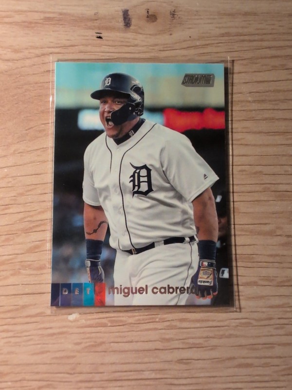 2020 Topps Stadium Club Miguel Cabrera Detroit Tigers Baseball Card #117