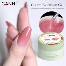 Creamy Extension Build Nail Gel Self Levelling No Buring Soak off UV Construct