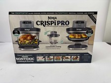 New Ninja Crispi Pro 6-in-1 Countertop Glass Air Fryer AS101CY 6 & 2.5 Quart