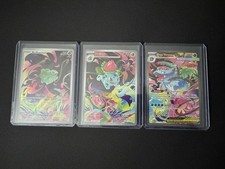 Pokemon Bulbasaur, Ivysaur, Venusaur AR SR SIR Set Mega Evolution English