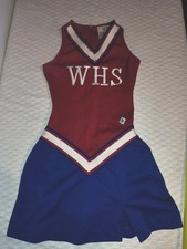 vintage style red and blue cheerleading uniform Size34/ L, Girl
