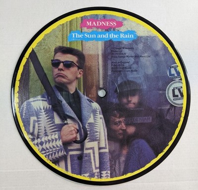 Madness The Sun & The Rain Year 1983 Picture Disc Vinyl 45 Stiff Records UK 