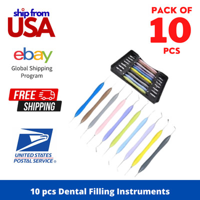 USA STOCK 10pc Non-Stick Composite Filling Set Aesthetic Resin Sculpting Tools
