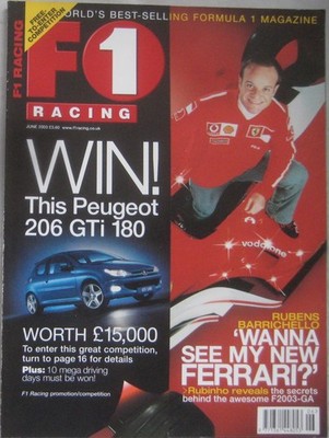 F1 Racing magazine June 2003