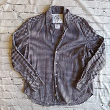 Frank & Eileen Plaid Eileen Shirt Button Down Small Plaid Women’s V-neck EUC