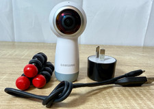 Samsung Gear 360 SM-R210 4K VR Action Camera 360 Degree Tested Working