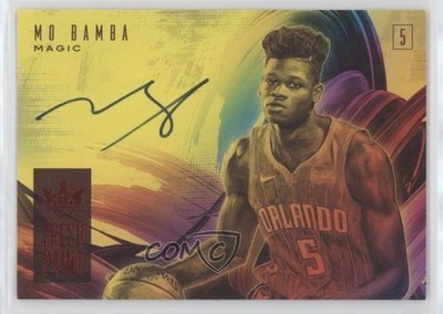 2018-19 Panini Court Kings Fresh Paint Ruby 36/99 Mo Bamba #FP-MBB Auto 0e1