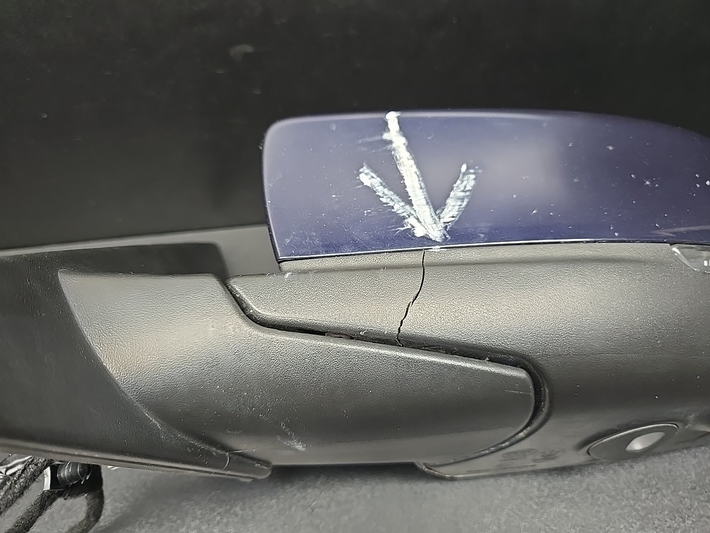 2014-2017 MASERATI GHIBLI EXTERIOR LEFT DRIVER SIDE VIEW W/CAMERA MIRROR BLUE OE