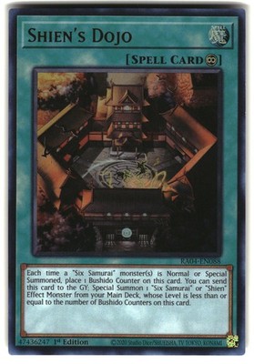 Shien's Dojo UR Quarter Century Stampede RA04 EN088 Ultra Rare NM Yugioh
