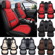 For Chevy Silverado 1500 2500hd 3500hd Seat Covers Leather Front Rear Protector