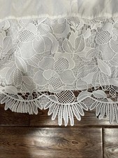 Pottery Barn Kids Lilly Pulitzer Eyelet Trim Crib Skirt 16" Drop White