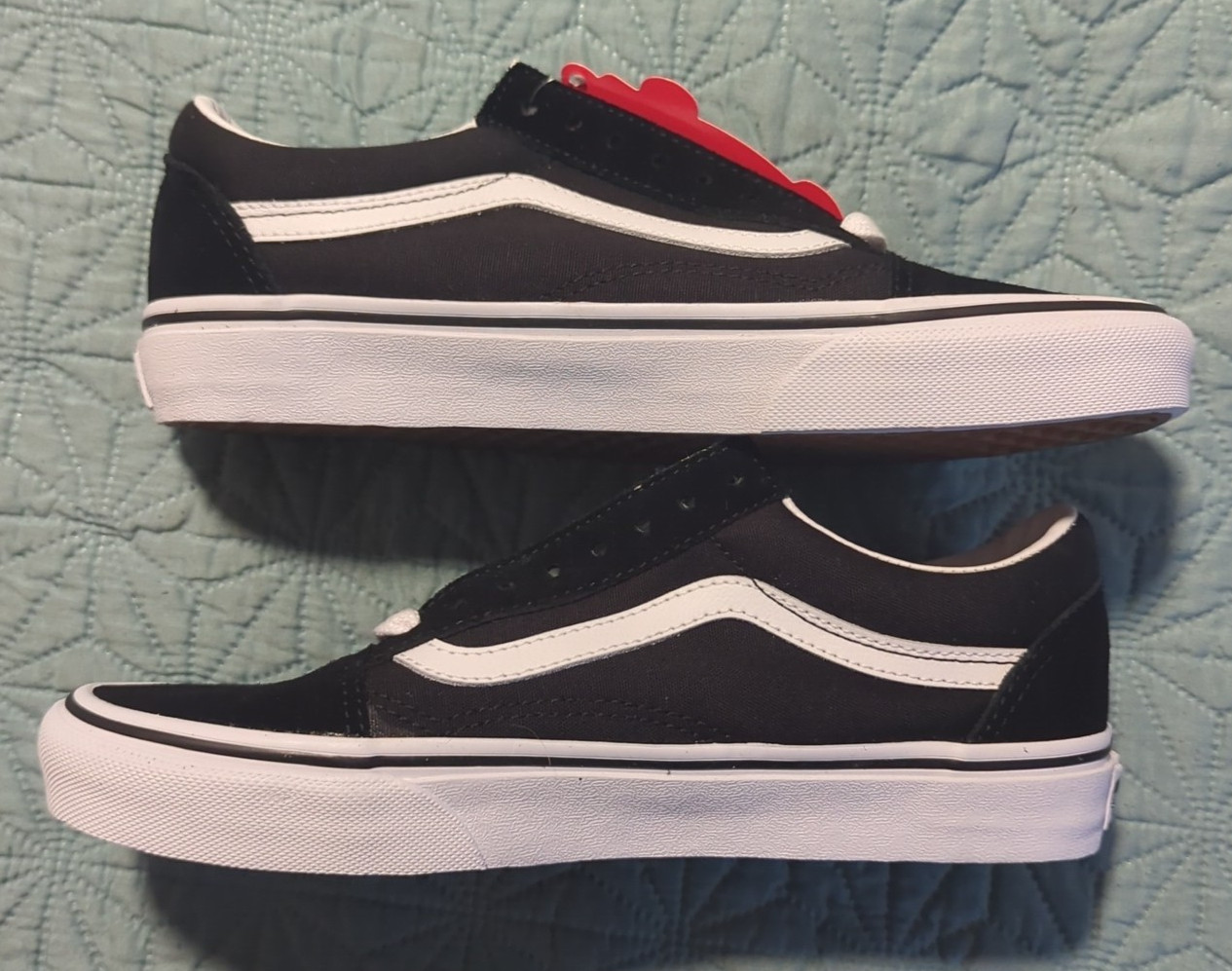 VANS Old Skool Rasta Animal Print Zebra Leopard Script Canvas Suede Shoes Sz 6.5 thumbnail 11