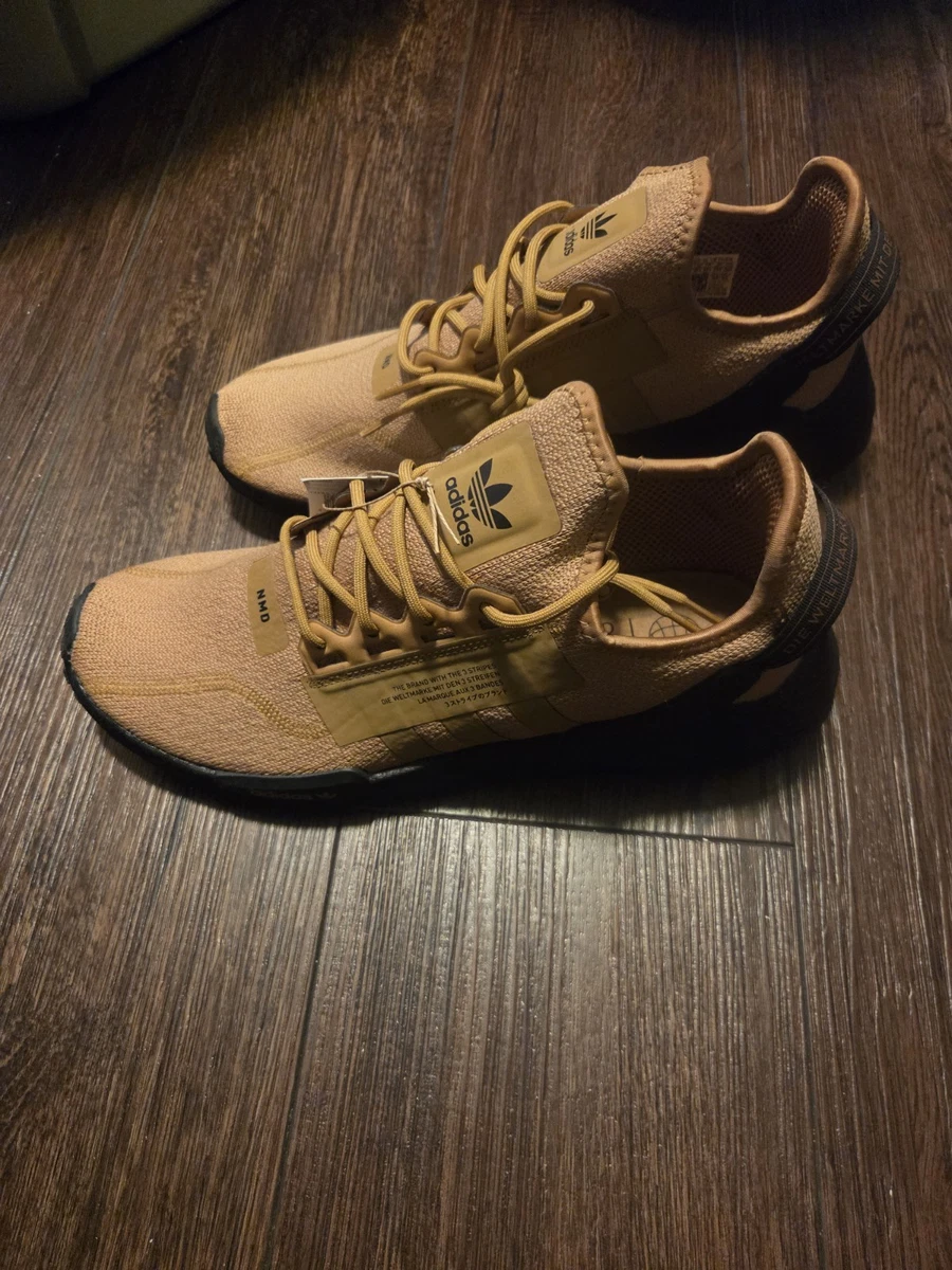 Adidas Men’s NMD R1 V2 Mesa Core Beige Sneakers Size 7.5 Lace Up Knit Running Adidas NMD_R1 V2 Mesa for sale | eBay main image 3